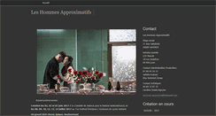 Desktop Screenshot of leshommesapproximatifs.com